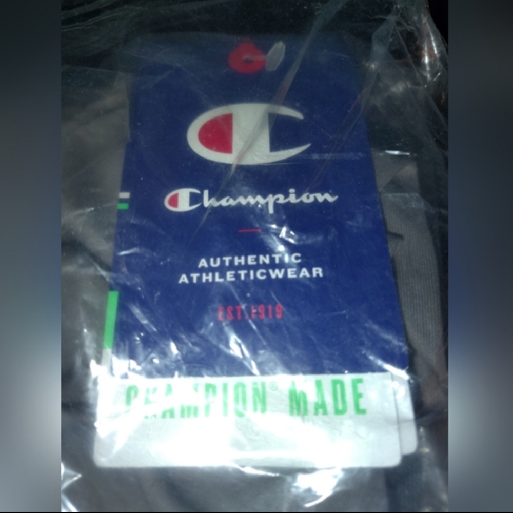 NWT Champion Stone Gray Double Dry Core Tee Still In Original Packaging - Picture 4 of 4